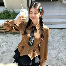 批发档口上新 2026新款女式白色衬衫长袖上衣设计感<b class='q'>百褶</b>裙套装