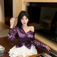 批发档口上新 2026新款法式复古设计感衬衫上衣女收腰显瘦荷叶边裙