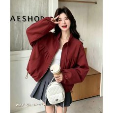 批发档口上新 2026新款女装美式复古宽松短款夹克外套上衣<b class='q'>百搭</b>