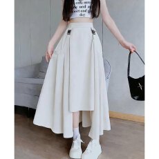 批发档口上新 2026<b class='q'>夏</b>季新款高腰垂感工装风不规则半身裙女百搭