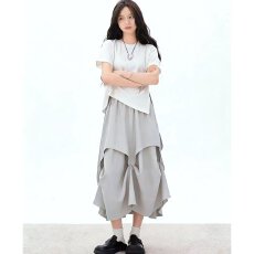 批发档口上新 2026<b class='q'>夏</b>季新款设计感不规则拼接半身裙女百搭