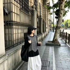 批发档口上新 2026年<b class='q'>春</b>夏女士针织镂空马甲背心宽松圆领无袖休闲