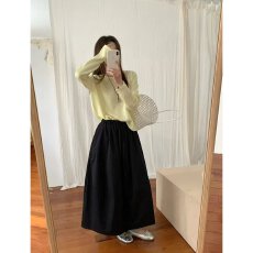 批发档口上新 2026年春秋新款女装高腰A字长款半身裙日系文艺风