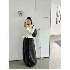 批发档口上新 2026年春季新款女士翻领绞花针织开衫毛衣长袖外搭