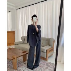 批发档口上新 2026年秋冬新款女<b class='q'>装</b>针织蝙蝠袖上衣阔腿<b class='q'>裤</b><b class='q'>套装</b>