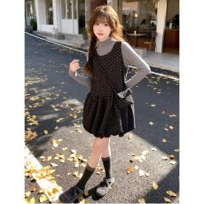 批发档口上新 2026年秋季新款复古碎花背心<b class='q'>连衣裙</b>女装宽松A字裙