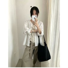 批发档口上新 2026年<b class='q'>春</b>季新款女休闲百搭长袖开衫外套宽松棉麻感上衣