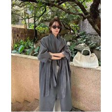 批发档口上新 2026年秋季新款女装宽松长款风衣<b class='q'>外套</b>垂感<b class='q'>百搭</b>大衣