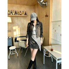 批发档口上新 2026年秋季新款女士复古水洗牛仔外套翻领长袖<b class='q'>夹克</b>