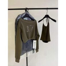 批发档口上新 2026年秋季新款女装宽松落肩套头卫衣豹纹<b class='q'>印花</b>长袖上衣