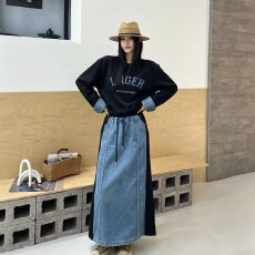 批发档口上新 2026年秋季新款<b class='q'>女</b>装宽松圆领长袖<b class='q'>套头卫衣</b>字母印花上衣