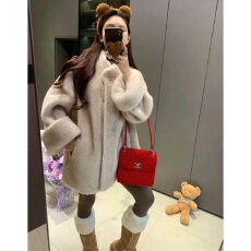 批发档口上新 2026年冬季新款女装仿皮草<b class='q'>外套</b>宽松<b class='q'>中长款</b>毛绒保暖上衣