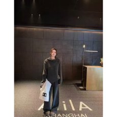 批发档口上新 2026年秋冬女装针织套装连帽毛衣两件套阔腿长<b class='q'>裤</b>休闲