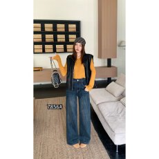 批发档口上新 2026年<b class='q'>夏</b>季女装高腰阔腿牛仔裤直筒显瘦拖地长裤百搭