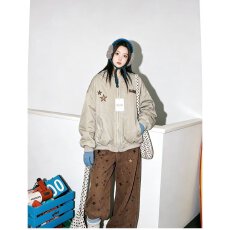 批发档口上新2026年冬季新款<b class='q'>女</b>装宽松落肩棒球服加毛加厚<b class='q'>夹克</b>外套百搭