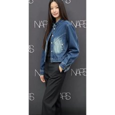 批发档口上新 2026年秋季新款<b class='q'>女装</b>水洗做旧牛仔<b class='q'>外套</b>宽松短款夹克