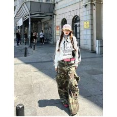 批发档口上新 2026年秋季新款女装宽松连帽卫衣字母印花破洞套头上衣