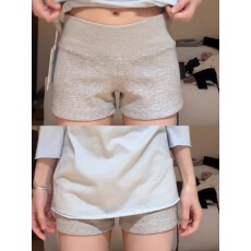 批发灰色低腰运动短裤女夏季薄款2026新款外穿瑜伽休闲<b class='q'>显瘦</b>包臀热裤子