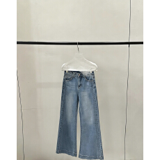 批发韩版高腰<b class='q'>直筒</b><b class='q'>牛仔裤</b>女2026春夏新款显瘦百搭阔腿长裤休闲裤