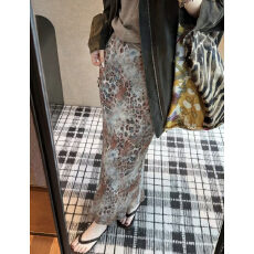 批发法式复古豹纹雪纺<b class='q'>半身</b>裙女夏季高级感绝美高腰显瘦中长款<b class='q'>包臀</b>裙子