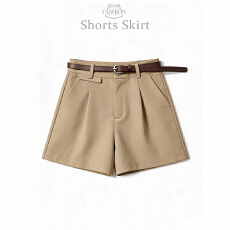 批发实拍西装裤女2026年春夏新款A字阔腿裤高腰垂感宽松显瘦休闲短裤