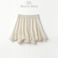 批发实拍黑色<b class='q'>白色</b>A字蓬蓬裙半身裙减龄高腰显瘦设计感不规则短<b class='q'>裙子</b>春