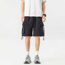 批发夏季速干短<b class='q'>裤</b>男士新款美式多口袋工装休闲薄款五分<b class='q'>裤</b>