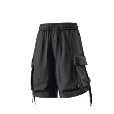 夏季速干短裤男士新款美式多口袋工装休闲薄款五分裤