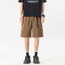 批发宽松短<b class='q'>裤</b>男士夏季新款工装<b class='q'>裤</b>直筒休闲五分<b class='q'>裤</b>薄款