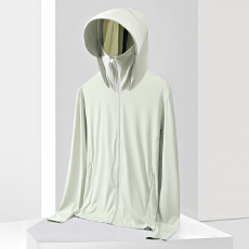 批发可拆卸伸长帽檐防晒衣男女情侣冰丝轻薄速干UPF50+连帽防晒服外套