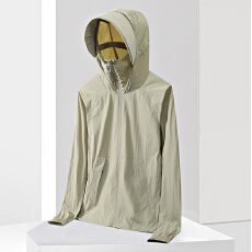 批发可拆卸伸长帽檐夜光线条防晒男女夏季<b class='q'>宽松</b>轻薄透气防晒服外套情侣