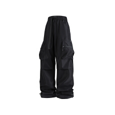 美式复古工装裤男款春秋季男士宽松直筒休闲户外运动冲锋裤