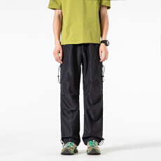 批发男装<b class='q'>美式</b>复古机能多口袋工装裤男潮牌痞帅宽松直筒<b class='q'>休闲</b>长裤子