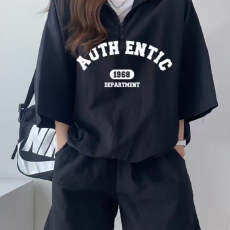 批发韩版时尚<b class='q'>运动服</b>套装女夏季<b class='q'>新款</b>宽松短袖短裤休闲两件套