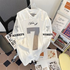 欧韩时尚设计新款百搭休闲宽松短袖t恤女