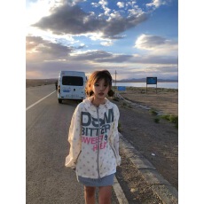 批发<b class='q'>韩版</b>新款波点字母印花开衫拉链防晒衣女夏季轻薄款宽松<b class='q'>长袖</b>上衣女