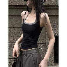 批发人棉1*1随心裁辣妹气质夏季<b class='q'>上衣</b>