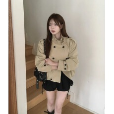 批发chic 韩版 双排扣外套