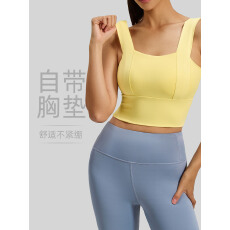 批发跨境爆款宽肩带美背<b class='q'>运动</b>内衣防震跑步健身聚拢瑜伽服<b class='q'>运动</b>装<b class='q'>文胸</b>
