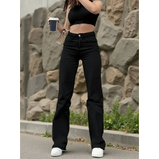 批发跨境，黑色弹力直筒<b class='q'>裤</b><b class='q'>提</b><b class='q'>臀</b>显瘦牛仔<b class='q'>裤</b>，弹力修身收腰牛仔<b class='q'>裤</b>