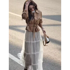 批发韩系早秋穿搭一整套时尚套装2026秋<b class='q'>冬</b>新款爆款轻奢气质巨好看女装