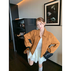批发时尚设计感<b class='q'>花朵</b>镂空短外套女欧洲站2026年早秋新款显瘦夹克上衣潮
