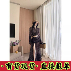 批发灰尘邓邓 早春穿搭套装女2026新款法式<b class='q'>雪纺</b>碎花上衣半身裙<b class='q'>两件套</b>