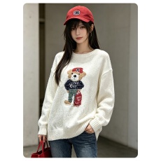 批发2026 <b class='q'>韩国</b>东大门亮片小熊毛衣女春秋冬甜美显瘦针织<b class='q'>上衣</b>