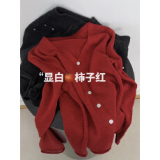 批发韩系原单夏季新款<b class='q'>圆领</b><b class='q'>针织</b><b class='q'>开衫</b>女宽松休闲