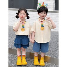 批发六一儿童节表演服装幼儿园毕业季<b class='q'>演出服</b>男女童套装