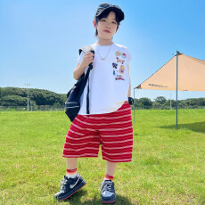 批发【26年夏款】男童中大童夏季薄款套装