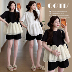 批发孕妇装夏季娃娃衫（固色不掉色）