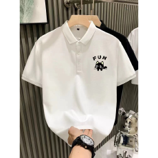 美式重磅短袖polo衫男夏季2026新款高街潮牌宽松学生休闲翻领上衣