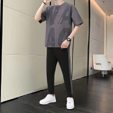 批发凉感短袖T恤男短袖<b class='q'>夏</b>季运动透气速干黑色上衣轻薄冰丝休闲薄外穿